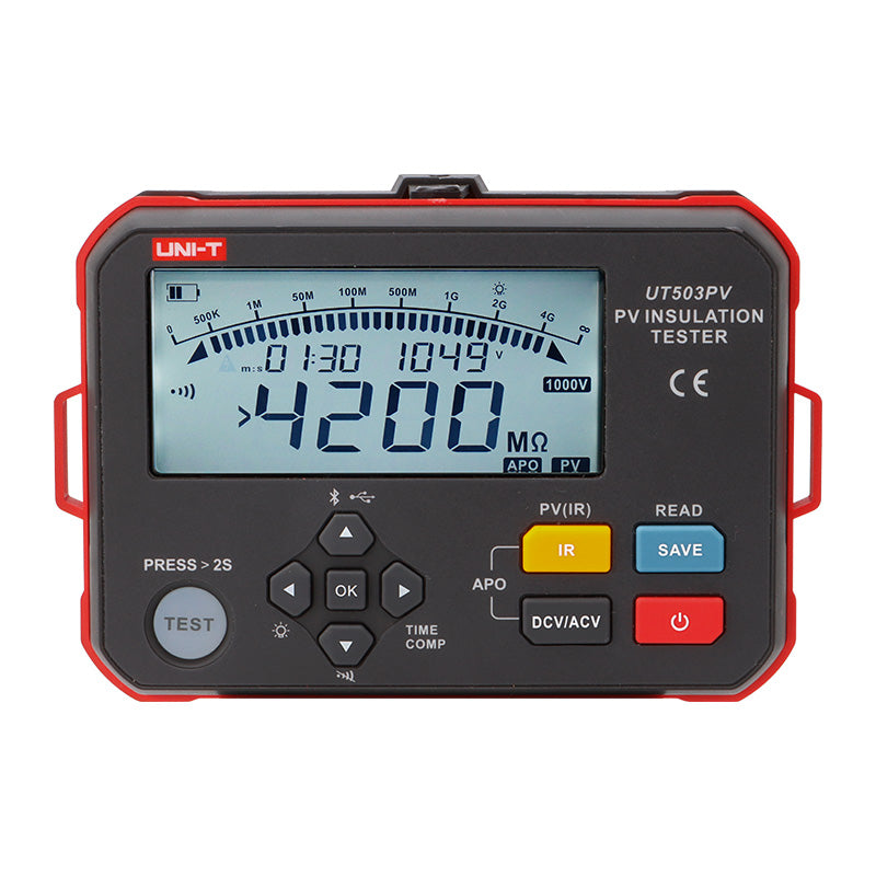 UNI-T UT503PV Solar PV Insulation Resistance Tester – 1000V DC