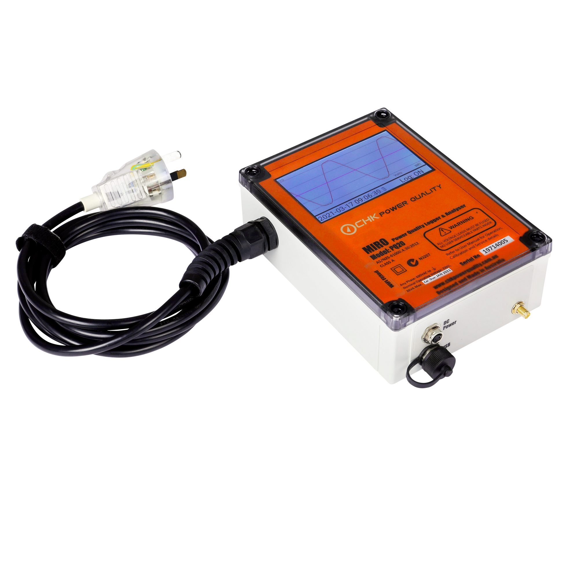 single phase voltage logger