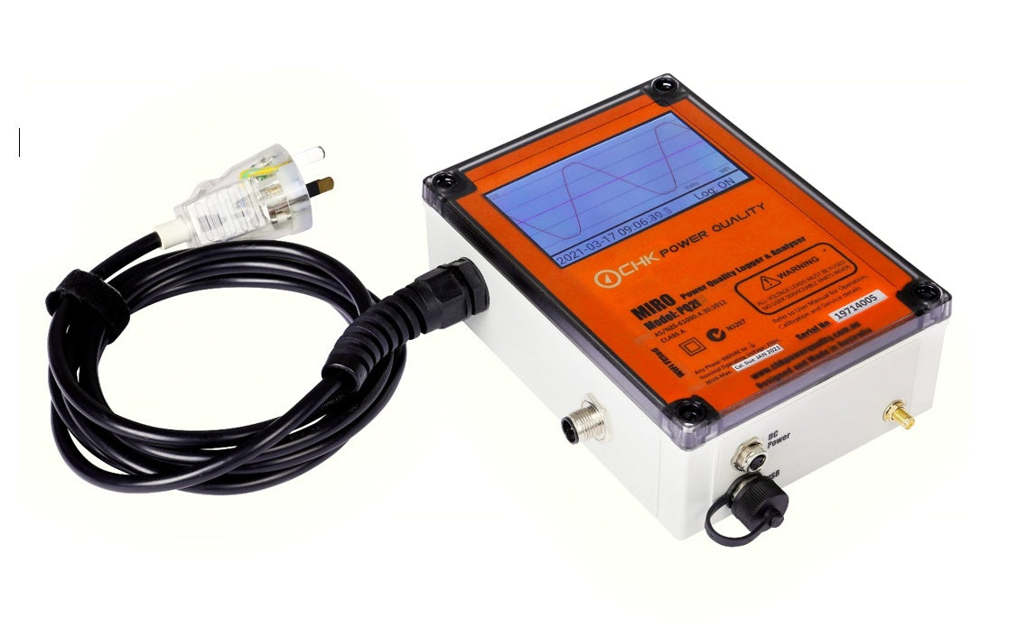 Single phase power quality logger