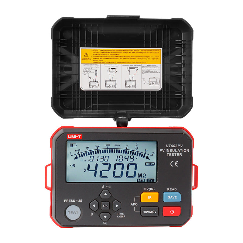 UNI-T UT503PV Solar PV Insulation Resistance Tester – 1000V DC