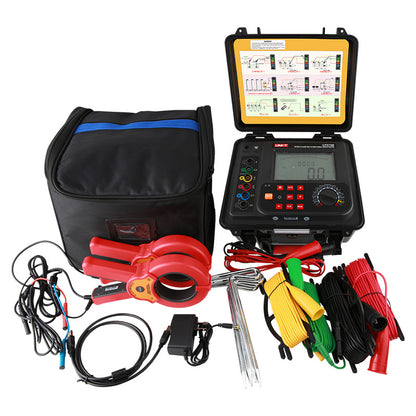 UNI-T UT575B Double-Clamp Multifunction Earth Tester – Earth Resistance & Soil Resistivity Analyser