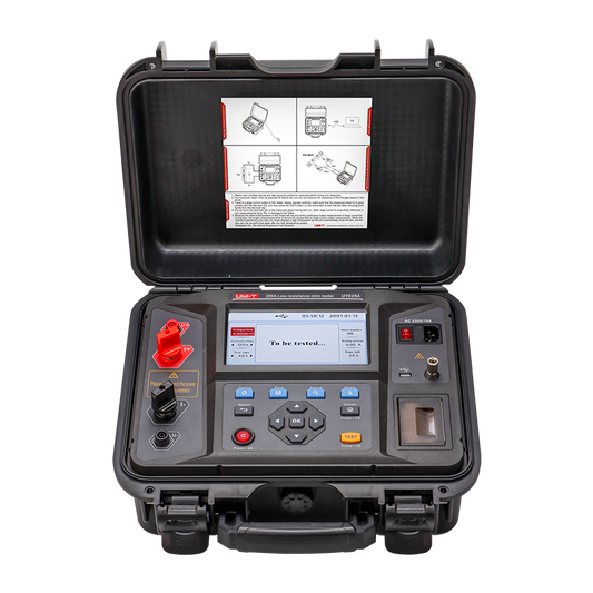 UNI-T UT625A / UT625B 100A / 200A Low Resistance Ohmmeter – Circuit Breaker & Contact Resistance Tester
