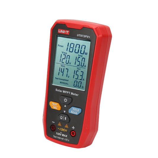 UNI-T UT673PV+ Solar MPPT Meter – 2200W / 150V PV Panel Tester